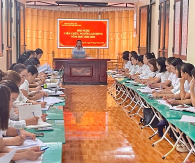 HỘI NGHỊ VIÊN CHỨC, NGƯỜI LAO ĐỘNG TRƯỜNG MẦM NON ĐỒNG YÊN NĂM HỌC 2025 – 2026